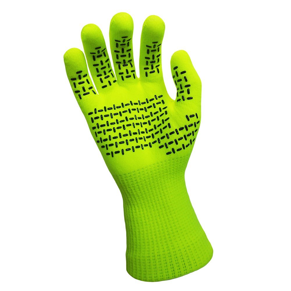 DexShell TOUCHFIT Unisex Mens Ladies Waterproof Thermal Gloves Hi-Vis Yellow 